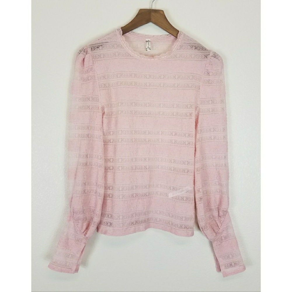NWOT Free People lace top